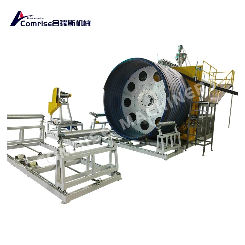 PE Hollow Wall Winding Pipe Making Machine